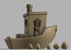 Skipper Rabbit bringing easter eggs