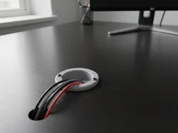 3D printer bestanden | 3MF | Flexible Cable Grommet with Soft Retention Fins – 3 Sizes