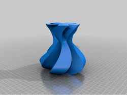 5 Sided Twist Vase