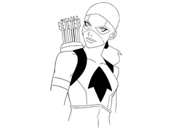 Artemis Crock stencil