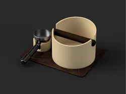 Coffee Knock Box & Portafilter Stand