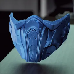 Cosplay STL Download - SubZero Mask Mortal Kombatby greencatpoly