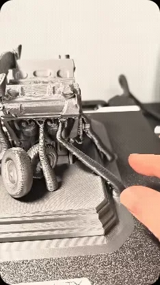 Engine V8, Trophy, Award for Mechanic, Garage Award