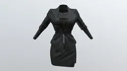 Female Cyberpunk Formal Skirt Suit