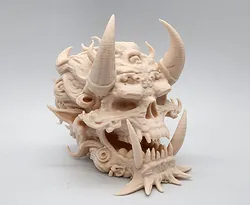 Fire Demon Skull