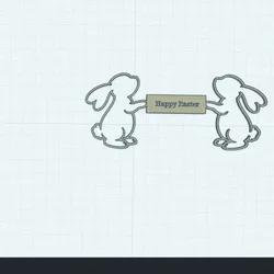 Fișiere pentru imprimante 3D | Fișier 3MF | Happy Easter Bunny
