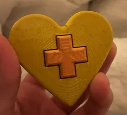 Heart First Aid Cub Scout Neckerchief Woggle & Slide