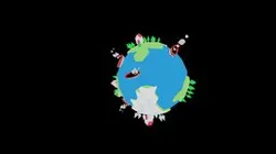 Low poly earth
