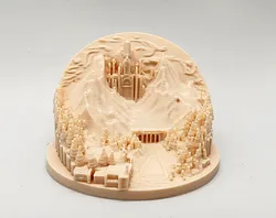 Mountain Kingdom Miniature #2 - No Supports