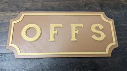 OFFS (Office?) sign