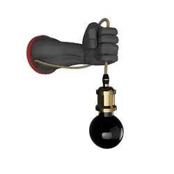 Sculptural Arm and Hand lamp, for ceiling or wall
