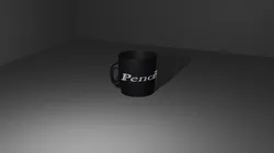 Tasse zum Stifte halten