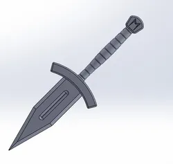 Viking Dagger Curved Guard