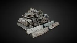 Wood Pile 3D Scan