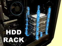 3.5" HDD Rack / Caddy / Holder (6 drives)