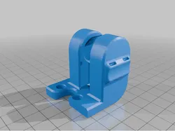Base for dual gear extruder