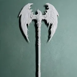 gratuită de Cosplay STL Descărcare - double sided axe - Gokashi