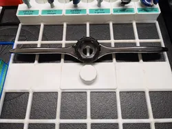 Gridfinity hex die wrench holder, 1"