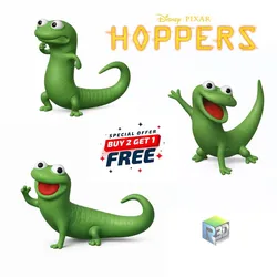 Other STL Download - TOM LIZARD - HOPPERSby rai_3d