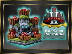 Pillars of Stone II, Rock Golem Dice Pedestal