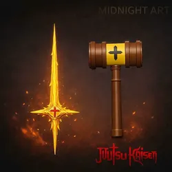 Sculptures & Artworks STL Descărcare - Hiromi Higuruma Executioner's Sword - JJK Cosplay 3D STL - MIDNIGHT_ART