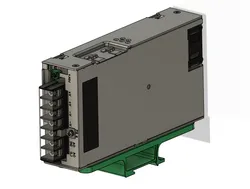 Secure DIN Rail Mount for PSUs
