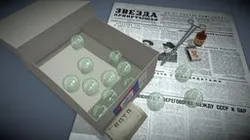 Soviet medical jars.