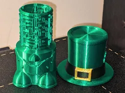 St. Patrick's Day Leprechaun Puzzle Container
