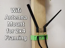 WiFi Antenna Mount for 2x4 Frame