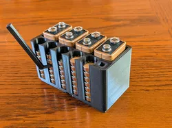 9v and LR44 Combo Battery Holder - Gridfinity 1x2