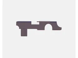 AIRSOFT FIRE SELECTOR SWITCH PLATE FOR V2 GEARBOX
