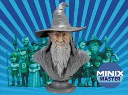 bust of gandalf