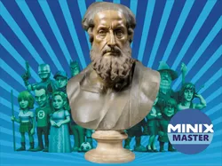 bust of leonardo da vinci