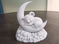 Creality Cloud | Sleeping Koala on Crescent Moon | ملفات الطابعة ثلاثية الأبعاد