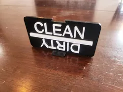 Dishwasher Clean/Dirty Sign