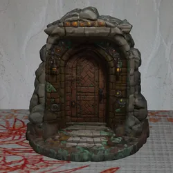 DnD Wall Shrine door way Closed