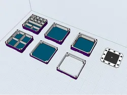 Electronic organizer box (stackable)