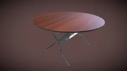 Folding Table (Rigged)