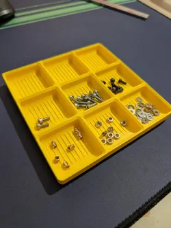 Gridfinity Small Parts Tray/Dish (Stackable)