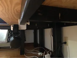 Headphone Holder for under-desk-support mounting