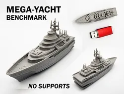 Mega-Yacht Benchmark No Supports