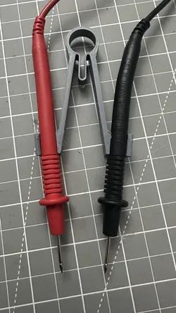 Multimeter probe tweezers