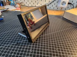 open case with stand for 7inch display raspberry pi 4