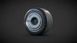 Pirelli Slick Tire - Aerodisc Rotiform Rim