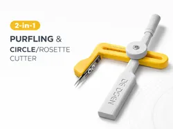 purfling rosette and circle cutter tool