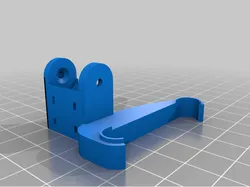 Reinforced Ender 3 V2 Hot End Slim Chain x Axis Mount