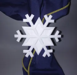 Snowflake Cub Scout Neckerchief Woggle & Slide
