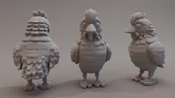 Stylized Chicken figure