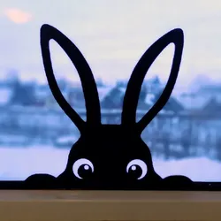 3D printer bestanden | 3MF | Peeping Easter Bunny for Windows/Doors