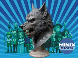 bust of werewolf